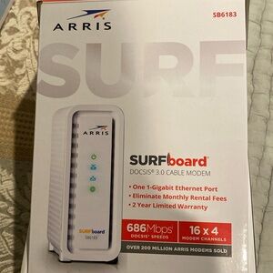 Arris surf board cable modem SB6183